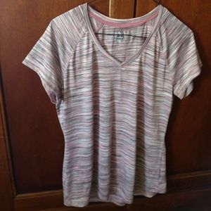 RBX women's large v-neck drytech t-shirt